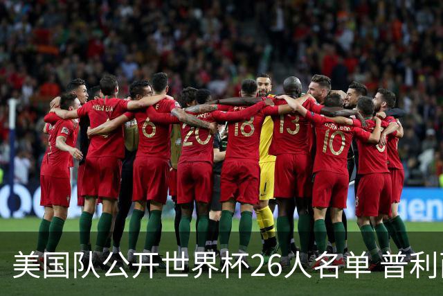 美国队公开世界杯26人名单 普利西奇领衔参赛